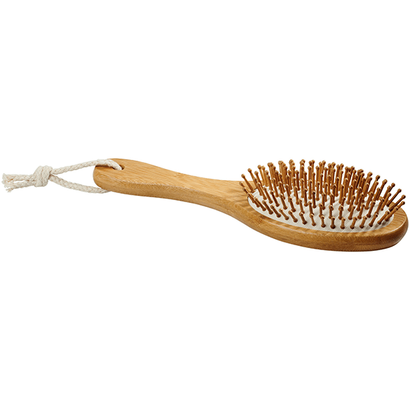 Bambusowa szczotka do masażu do włosów 